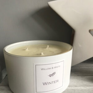 Ceramic 3-wick candle