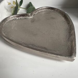 Silver Heart Plate