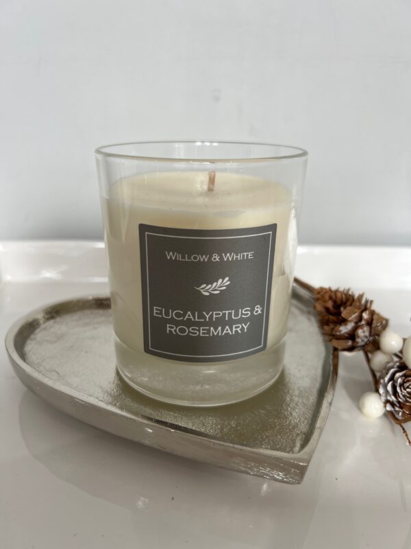 Silver Heart Candle Plate